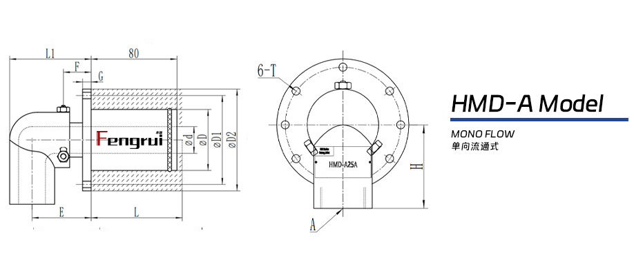 HMD-A型連鑄設(shè)備旋轉(zhuǎn)接頭圖紙